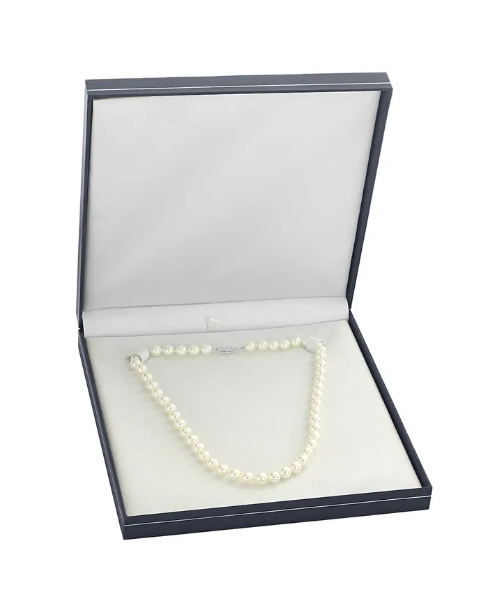 White Japanese Akoya Pearl Necklace 8085mm AA Quality spt Necklaces