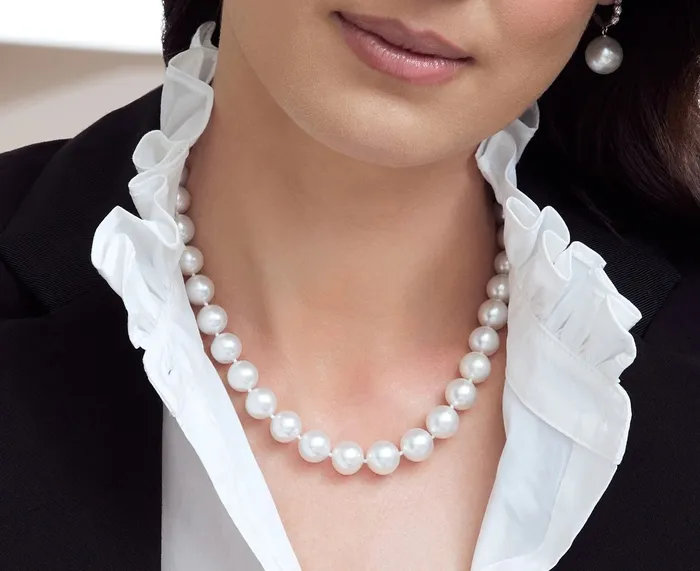 White South Sea Pearl Necklace 120150mm spt Necklaces