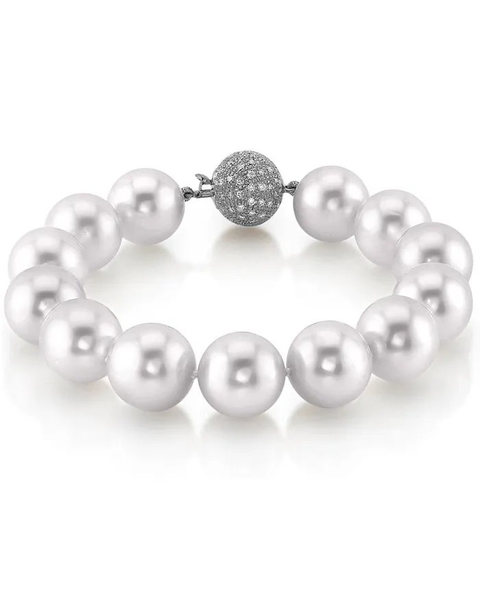 White South Sea White Pearl Bracelet 120130mm AAAAAAA Quality spt Bracelets White South Sea White Pearl Bracelet 120130mm AAAAAAA Quality spt Bracelets