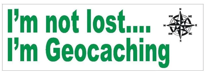 Winter Park Products Earrings STD276 Geocaching Bumper Sticker