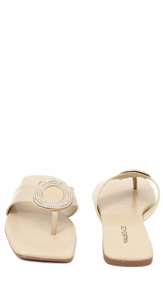 Women Casual Slippers 39908S Walkeaze Earrings