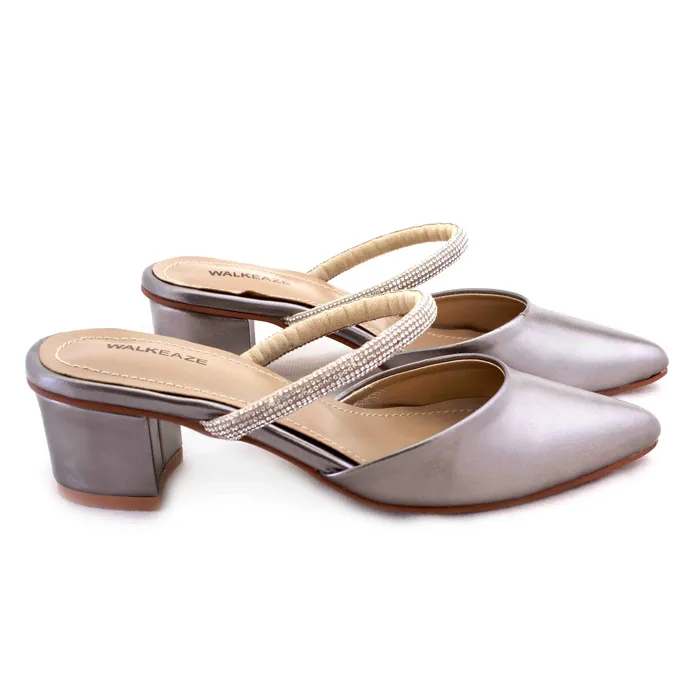 Women Formal Mules 73832S Walkeaze Earrings