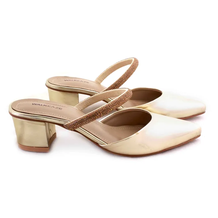 Women Formal Mules 73832S Walkeaze Earrings