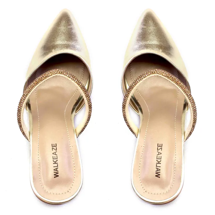 Women Formal Mules 73832S Walkeaze Earrings