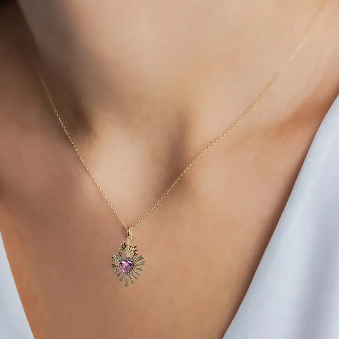 Women Pendant Jewelry 001391J Walkeaze Necklaces